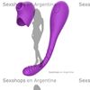 Pictor estimulador para parejas con succionador y vibrador